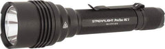 Streamlight - White LED Bulb, 1,100 Lumens, Industrial/Tactical Flashlight - Black Aluminum Body, 3 CR123A Lithium Batteries Included - Exact Industrial Supply