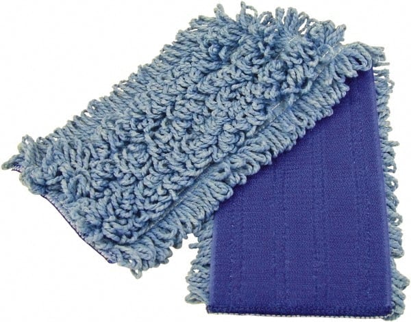 Fas-trak - Blue Head Band, Microfiber Loop End Mop Head - Exact Industrial Supply