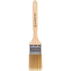Wooster Brush - 2" Flat Synthetic Sash Brush - 2-11/16" Bristle Length, 7-7/8" Maple Fluted Handle - Exact Industrial Supply