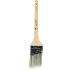Wooster Brush - 2" Angled Synthetic Sash Brush - 2-7/16" Bristle Length, 7-1/4" Wood Rattail Handle - Exact Industrial Supply