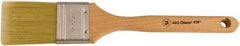 Wooster Brush - 2" Flat Synthetic Sash Brush - 2-11/16" Bristle Length, 7-7/8" Maple Fluted Handle - Exact Industrial Supply