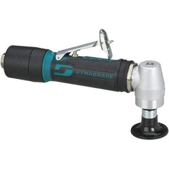 Dynabrade - 2" Max Disc, 12,000 RPM, Pneumatic Handheld Disc Sander - 27 CFM, 1/4" Inlet, 0.4 hp, 90 psi, Includes Wrench & Disc Sander - Exact Industrial Supply