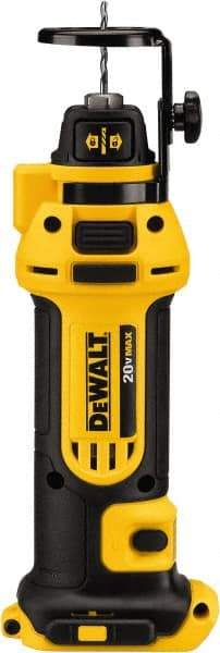DeWALT - 1/4 and 1/8 Inch Collet, 2,600 RPM, Spiral Saw - 20 Volts - Exact Industrial Supply