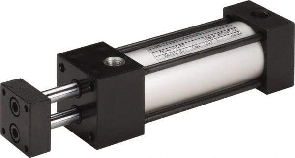 Norgren - 6" Stroke x 1-1/2" Bore Double Acting Air Cylinder - 1/4 Port, 250 Max psi, -20 to 200°F - Exact Industrial Supply