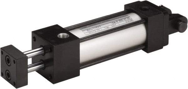 Norgren - 6" Stroke x 2-1/2" Bore Double Acting Air Cylinder - 1/4 Port, 250 Max psi, -20 to 200°F - Exact Industrial Supply