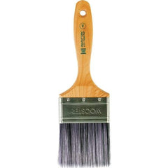 Wooster Brush - 3" Flat Synthetic Varnish Brush - 3-3/16" Bristle Length, 6-1/2" Maple Beavertail Handle - Exact Industrial Supply