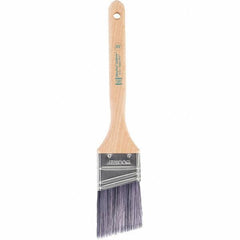 Wooster Brush - 2" Angled Synthetic Sash Brush - 2-11/16" Bristle Length, 7.88" Maple Fluted Handle - Exact Industrial Supply