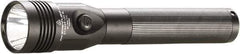 Streamlight - White LED Bulb, 800 Lumens, Industrial/Tactical Flashlight - Black Aluminum Body, 1 AA NiMH Battery Included - Exact Industrial Supply