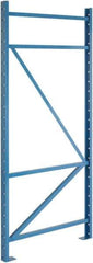 Steel King - 56,860 Lb Capacity Heavy-Duty Framing Upright Pallet Storage Rack - 4" Wide x 96" High x 48" Deep, Powder Coat Blue - Exact Industrial Supply