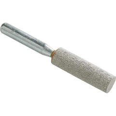 WALTER Surface Technologies - 3/8" Head Diam, Cylinder End, Silicon Carbide Mounted Point - Orange, Fine Grade, 37,210 RPM - Exact Industrial Supply