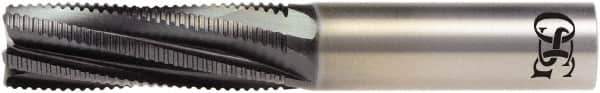 OSG - 1/4" Cutting Diam x 1" Length of Cut, 4 Flute, Spiral Router Bit - Diamond Coated, Right Hand Cut, Solid Carbide, 3" OAL x 1/4" Shank Diam, Roughing, 15° Helix Angle - Exact Industrial Supply