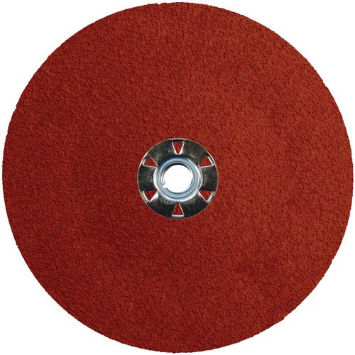 7X5/8-11 36G CER RESIN FIBER DISC - Exact Industrial Supply