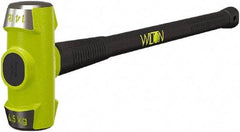 Wilton - 14 Lb Head, 36" Long Sledge Hammer - Steel Head, Steel Handle with Grip - Exact Industrial Supply