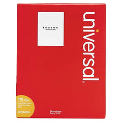 UNIVERSAL - Labels, Ribbons & Tapes Type: Laser Labels Color: White - Exact Industrial Supply