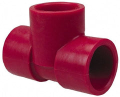 NIBCO - 3/4" PVDF Plastic Pipe Socket Tee - Schedule 80, S x S x S End Connections - Exact Industrial Supply