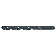27/64 RHS / RHC HSS 135 Degree Split Point Heavy Duty Jobber Length Drill - Steam Oxide - Exact Industrial Supply