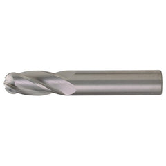 1″ Dia. × 1″ Shank × 3″ DOC × 6″ OAL, Carbide TiCN, Spiral , 4 Flute, CW Helix, Round, Ballnose End Mill
