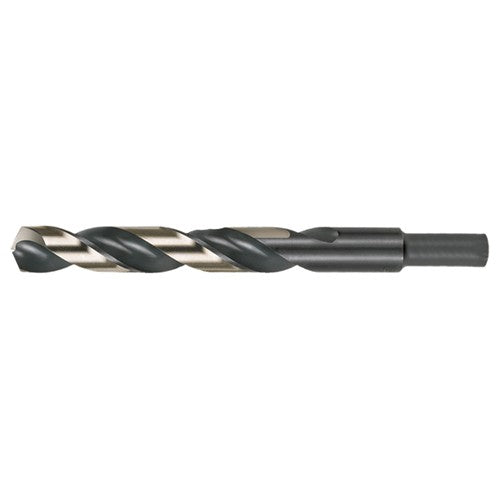 29/64 RHS / RHC HSS 135 Degree Split Point Heavy Duty Jobber Length Drill - Black & Gold - Exact Industrial Supply