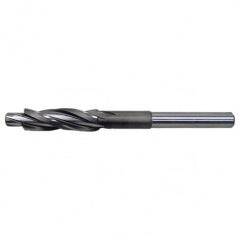 1/4 HSS Straight Shank 3-Flute Capscrew Counterbore- Bright - Exact Industrial Supply