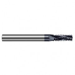 ‎0.0750″ Cutter Diameter × 0.1670″ Length of Cut Carbide Multi-Form #3-48 Thread Milling Cutter, 3 Flutes, AlTiN Coated - Exact Industrial Supply
