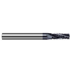 ‎0.2350″ Cutter Diameter × 0.6250″ (5/8″) Length of Cut Carbide Multi-Form 5/16″-18 Thread Milling Cutter, 3 Flutes, AlTiN Coated - Exact Industrial Supply