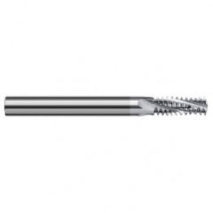 ‎0.3350″ Cutter Diameter × 0.8750″ (7/8″) Length of Cut Carbide Multi-Form 7/16″-20 Thread Milling Cutter, 4 Flutes, TiB2 Coated - Exact Industrial Supply