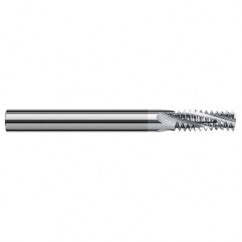 ‎0.3050″ Cutter Diameter × 0.6250″ (5/8″) Length of Cut Carbide Multi-Form 1/4″, 3/8″-18 NPT Thread Milling Cutter, 4 Flutes, TiB2 Coated - Exact Industrial Supply