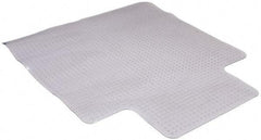 Aleco - 53" Long x 45" Wide, Chair Mat - Single Lip, Beveled Edge Style, Includes Anchorpoints - Exact Industrial Supply