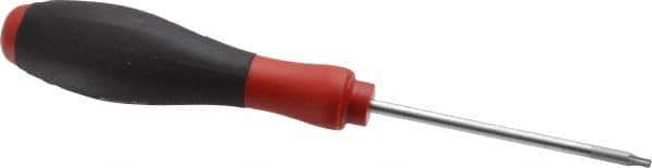 Wiha - T10 Torx Driver - 80mm Blade Length, 7-1/2" OAL, Ergonomic Handle - Exact Industrial Supply