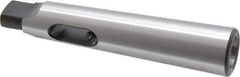 Collis Tool - MT1 Inside Morse Taper, MT2 Outside Morse Taper, Standard Reducing Sleeve - Hardened & Ground Throughout, 5/8" Projection, 3-9/16" OAL - Exact Industrial Supply