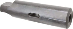 Collis Tool - MT2 Inside Morse Taper, MT5 Outside Morse Taper, Standard Reducing Sleeve - Hardened & Ground Throughout, 1/4" Projection, 6-1/8" OAL - Exact Industrial Supply