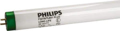 Philips - 32 Watt Fluorescent Tubular Medium Bi-Pin Lamp - 4,100°K Color Temp, 2,950 Lumens, T8, 24,000 hr Avg Life - Exact Industrial Supply
