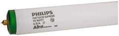 Philips - 75 Watt Fluorescent Tubular Single Pin Lamp - 4,100°K Color Temp, 5,000 Lumens, T12, 12,000 hr Avg Life - Exact Industrial Supply