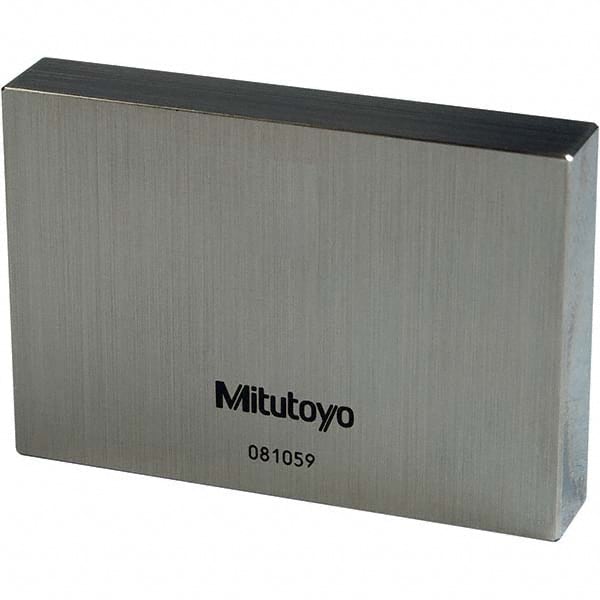 Mitutoyo - 100mm Steel Rectangular Gage Block - Exact Industrial Supply