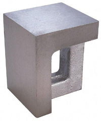 Interstate - 1 Hole, 5" High x 3-3/4" Wide x 4" Deep, Right Angle Iron - Semi-Steel, Machined, Parallel to within 0.003" per 6", Square to within 0.004" per 6" - Exact Industrial Supply