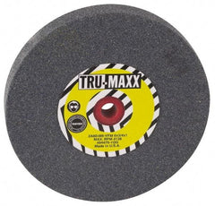 Tru-Maxx - 60 Grit Aluminum Oxide Bench & Pedestal Grinding Wheel - 12" Diam x 1-1/2" Hole x 2" Thick, 2705 Max RPM, P Hardness, Medium Grade , Vitrified Bond - Exact Industrial Supply