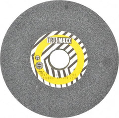 Tru-Maxx - 60 Grit Aluminum Oxide Bench & Pedestal Grinding Wheel - 6" Diam x 1" Hole x 1/2" Thick, 5410 Max RPM, O Hardness, Medium Grade , Vitrified Bond - Exact Industrial Supply