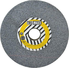 Tru-Maxx - 36 Grit Aluminum Oxide Bench & Pedestal Grinding Wheel - 6" Diam x 1" Hole x 3/4" Thick, 5410 Max RPM, O Hardness, Very Coarse Grade , Vitrified Bond - Exact Industrial Supply