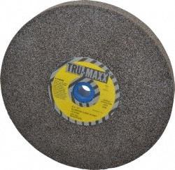 Tru-Maxx - 46 Grit Aluminum Oxide Bench & Pedestal Grinding Wheel - 8" Diam x 1" Hole x 1" Thick, 3600 Max RPM, O Hardness, Coarse Grade , Vitrified Bond - Exact Industrial Supply