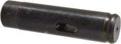 Collis Tool - MT1 Inside Morse Taper, Standard Length Morse Taper to Straight Shank - 4" OAL, Steel, Hardened & Ground Throughout - Exact Industrial Supply
