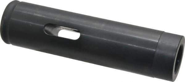 Collis Tool - MT3 Inside Morse Taper, Standard Length Morse Taper to Straight Shank - 5-3/4" OAL, Steel, Hardened & Ground Throughout - Exact Industrial Supply
