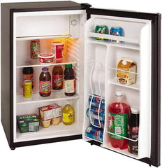 Avanti - 3.3 Cubic Ft. Black Office Refrigerator - 18-1/2 Inch Wide x 17-1/2 Inch Deep x 33-1/2 Inch High - Exact Industrial Supply