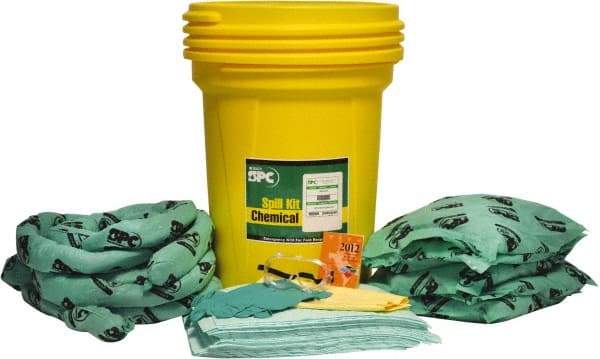 Brady SPC Sorbents - Chemical Neutralizer & Absorbent Spill Kit - 30 Gal Bucket - Exact Industrial Supply