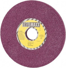 Tru-Maxx - 7" Diam x 1-1/4" Hole x 1/2" Thick, J Hardness, 46 Grit Surface Grinding Wheel - Aluminum Oxide, Type 1, Coarse Grade, Vitrified Bond, No Recess - Exact Industrial Supply