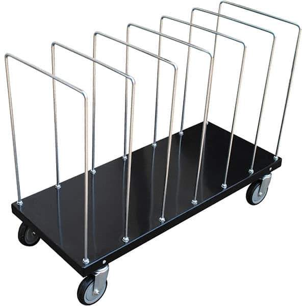 Vestil - 400 Lb Capacity Steel Carton Cart - 18" OAW, Rubber Casters - Exact Industrial Supply