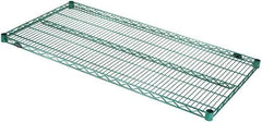 Value Collection - 48" Wide, 1.19" High, Open Shelving Accessory/Component - Epoxy Coated Finish, 24" Deep, Use with NuLine Units - Exact Industrial Supply