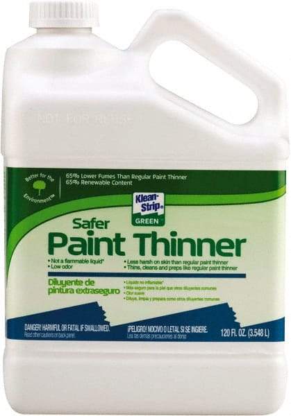 Klean-Strip - 1 Gal Paint Thinner - 276 gL VOC Content, Comes in Plastic Can - Exact Industrial Supply