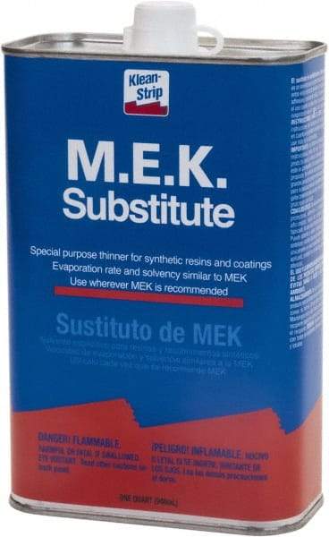 Klean-Strip - Paint Thinners & Strippers Type: MEK Container Size: 1 qt - Exact Industrial Supply