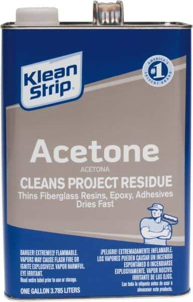 Klean-Strip - 1 Gal Acetone - Comes in Metal Can - Exact Industrial Supply