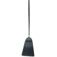 Light Industrial Upright Broom, 100 Percent Black Corn Fill, 56″ Overall Length - Exact Industrial Supply